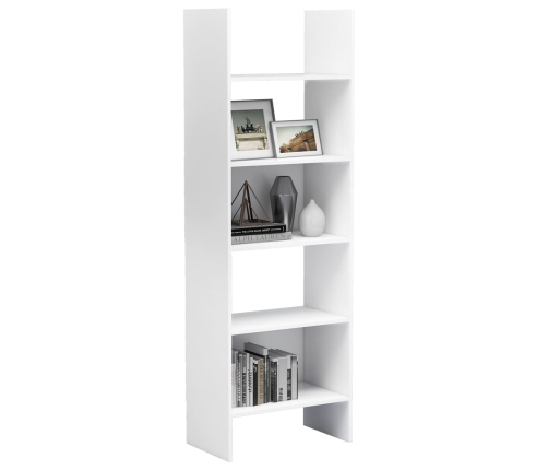 vidaXL Estantería librería madera contrachapada blanco 60x35x180 cm