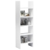 vidaXL Estantería librería madera contrachapada blanco 60x35x180 cm