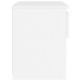 vidaXL Mesitas de noche 2 uds madera contrachapada blanco 40x30x39 cm