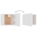 vidaXL Mueble para TV de pared blanco 30,5x30x30 cm