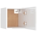 vidaXL Muebles de salón de pared 2 uds blanco brillo 30,5x30x30 cm