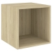 vidaXL Armario de pared madera contrachapada roble sonoma 37x37x37 cm