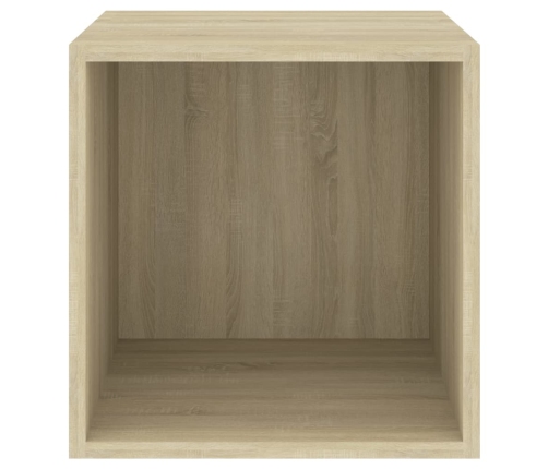 vidaXL Armario de pared madera contrachapada roble sonoma 37x37x37 cm