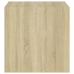 vidaXL Armario de pared madera contrachapada roble sonoma 37x37x37 cm