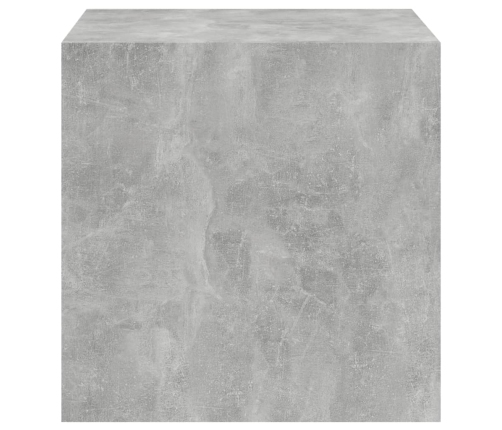 vidaXL Armario de pared madera contrachapada gris hormigón 37x37x37 cm