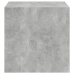 vidaXL Armario de pared madera contrachapada gris hormigón 37x37x37 cm