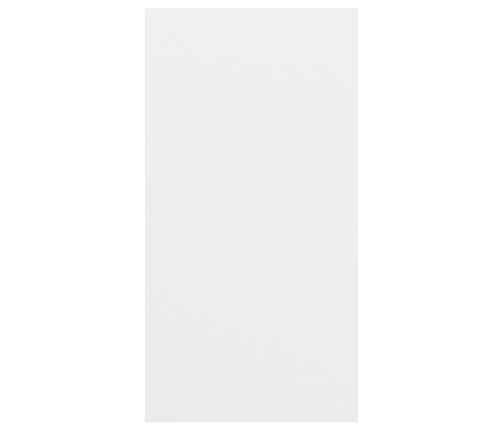 vidaXL Mueble de pared para TV madera contrachapada blanco 37x37x72 cm