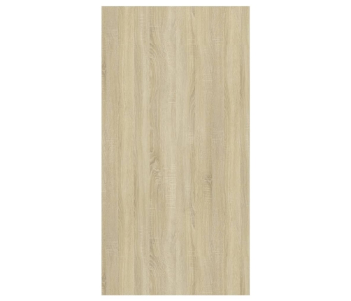 Mueble de pared para TV madera contrachapada roble 37x37x72 cm