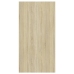 Mueble TV de pared madera contrachapada blanco roble 37x37x72cm