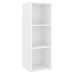 Mueble de pared para TV madera contrachapada blanco 37x37x107cm