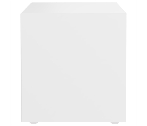 Mueble para TV madera contrachapada blanco 37x35x37 cm