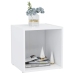 Mueble para TV madera contrachapada blanco 37x35x37 cm