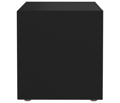 Mueble para TV madera contrachapada negro 37x35x37 cm