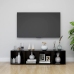 Mueble para TV madera contrachapada negro 37x35x37 cm