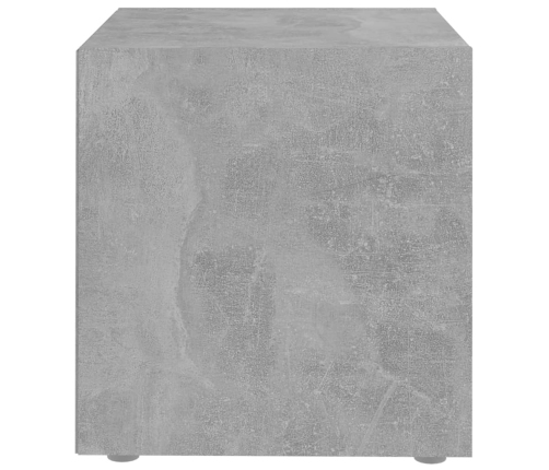 vidaXL Mueble para TV madera contrachapada gris hormigón 37x35x37 cm