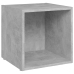 Mueble de TV 2uds madera contrachapada gris hormigón 37x35x37cm