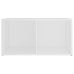 Mueble para TV madera contrachapada blanco 72x35x36,5 cm