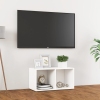 Mueble para TV madera contrachapada blanco 72x35x36,5 cm