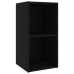 Mueble para TV madera contrachapada negro 72x35x36,5 cm