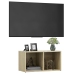 Mueble para TV madera contrachapada roble Sonoma 72x35x36,5 cm