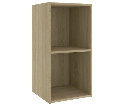 Mueble para TV madera contrachapada roble Sonoma 72x35x36,5 cm