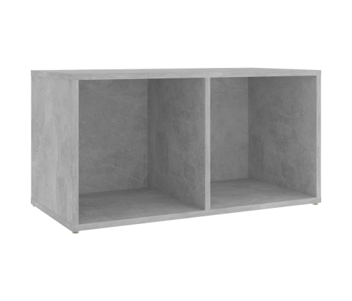 Mueble para TV madera contrachapada gris hormigón 72x35x36,5 cm