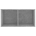 Mueble para TV madera contrachapada gris hormigón 72x35x36,5 cm