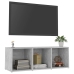 Mueble de TV madera contrachapada gris hormigón 107x35x37 cm