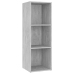 Mueble de TV madera contrachapada gris hormigón 107x35x37 cm