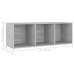 Mueble de TV madera contrachapada gris hormigón 107x35x37 cm