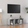 Mueble de TV madera contrachapada gris hormigón 107x35x37 cm