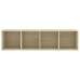 Mueble de TV madera contrachapada roble Sonoma 142,5x35x36,5 cm