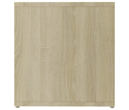 Mueble de TV madera contrachapada roble Sonoma 142,5x35x36,5 cm