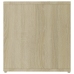 Mueble de TV madera contrachapada roble Sonoma 142,5x35x36,5 cm