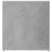 Mueble de TV madera contrachapada gris hormigón 142,5x35x36,5cm