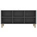 Mueble de TV patas madera maciza gris 103,5x30x50 cm