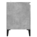 Mueble de TV con patas metal gris hormigón 103,5x35x50 cm