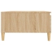 vidaXL Mesa de centro madera contrachapada roble Sonoma 90x60x35 cm