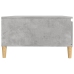 Mesa de centro madera contrachapada gris hormigón 90x60x35 cm