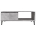 Mesa de centro madera contrachapada gris hormigón 90x60x35 cm