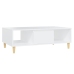 vidaXL Mesa de centro madera contrachapada blanco 103,5x60x35cm