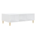 vidaXL Mesa de centro madera contrachapada blanco 103,5x60x35cm