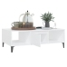 Mesa de centro madera contrachapada blanco 103,5x60x35 cm