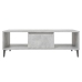 vidaXL Mesa centro madera contrachapada gris hormigón 103,5x60x35 cm