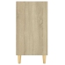 Aparador de madera contrachapada roble Sonoma 103,5x35x70 cm