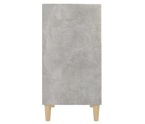 Aparador de madera contrachapada gris hormigón 57x35x70 cm