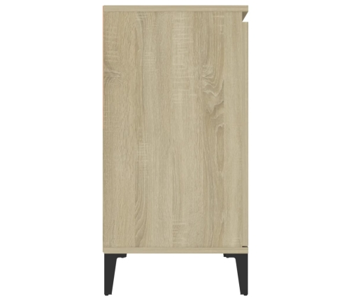 Aparador madera contrachapada color roble Sonoma 104x35x70 cm