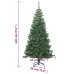 Árbol de Navidad artificial con soporte 230 ramas 120 cm