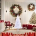 Árbol de Navidad artificial con soporte 230 ramas 120 cm