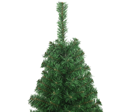 Árbol de Navidad artificial con ramas gruesas PVC verde 120 cm